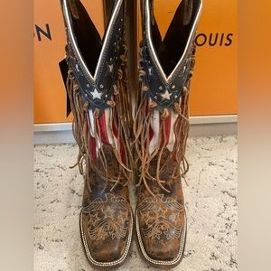Stars and Stripes cowboy boots